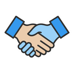handshake vector illustration