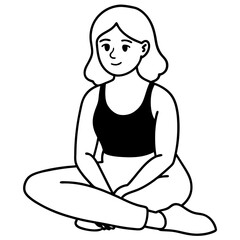 Girl sitting
