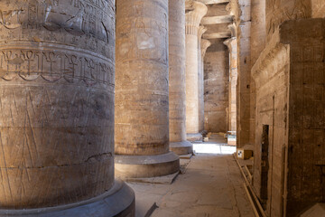 The Temple of Edfu at Aswan Egypt.