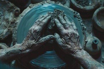 Clay artistry: pottery, practice of molding clay into various forms, blending traditional techniques with modern designs to produce unique, handcrafted ceramics for use and aesthetic enjoyment.