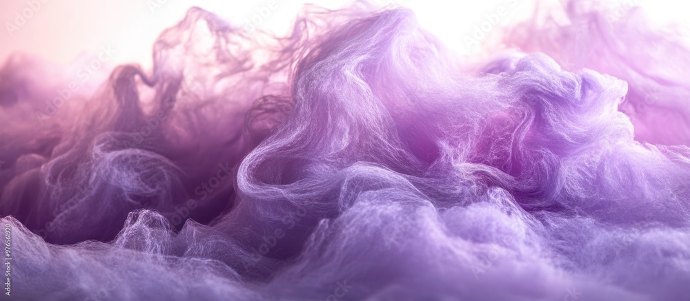 Wall mural purple abstract swirls: a dreamy textural abstract