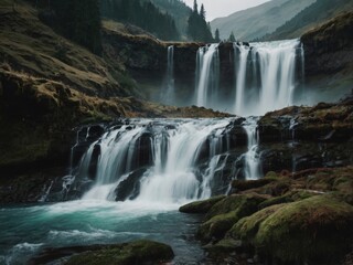 waterfall in the forest