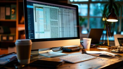 A computer screen showing a document being edited in word processing software