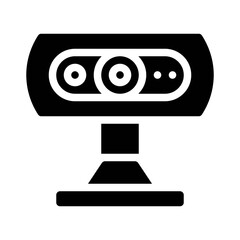 webcam glyph icon