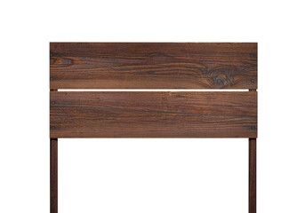 Wooden Sign with Transparent Background: Rustic Wooden Plaque for Digital Projects