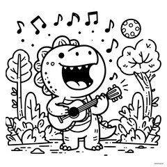 Happy Dino Coloring Books for Kids 