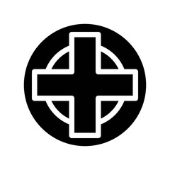 healthcare glyph icon