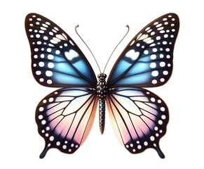 butterfly vector isolated on transparent background