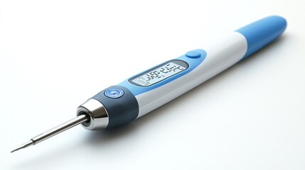 Digital thermometer with a sleek design for temperature measurement.