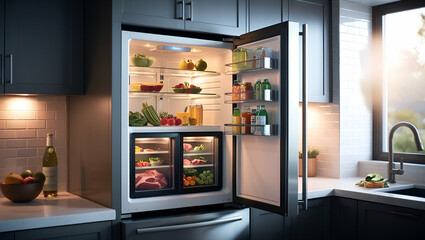  Modern Fridge  ai generative