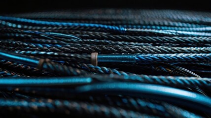 close up of blue jeans