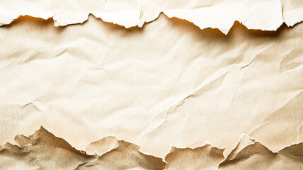 Textural Torn Recycled Paper Background in Neutrals