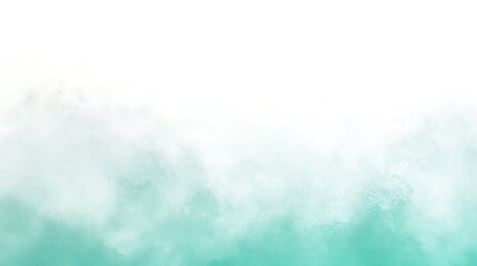 Abstract Watercolor Background with White and Light Green Gradient