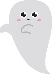 cute ghost cartoon , halloween