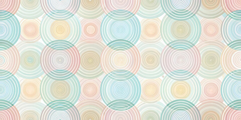 Pastel Circle Seamless Pattern:  Soft, calming, and visually engaging, this pattern features delicate pastel circles with subtle color gradients, creating a seamless backdrop perfect for website desig
