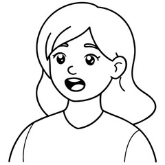 Girl talking