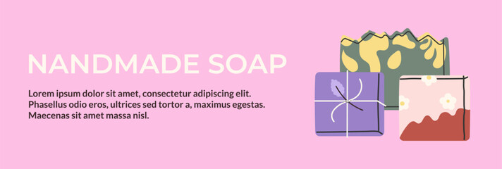 Handmade Soap Bar Banner Template