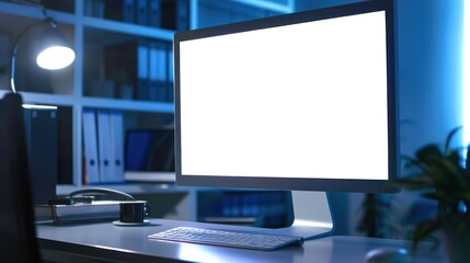 A blank document template displayed on a computer screen with placeholders