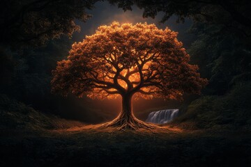 Majestic Depiction The Tree