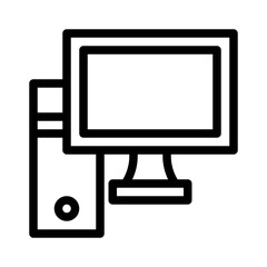 computer line icon