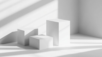 White Cubes Minimalist.