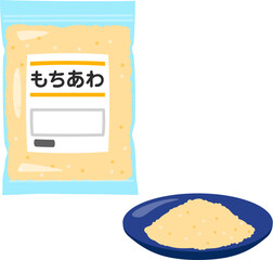 袋入りのもちあわ