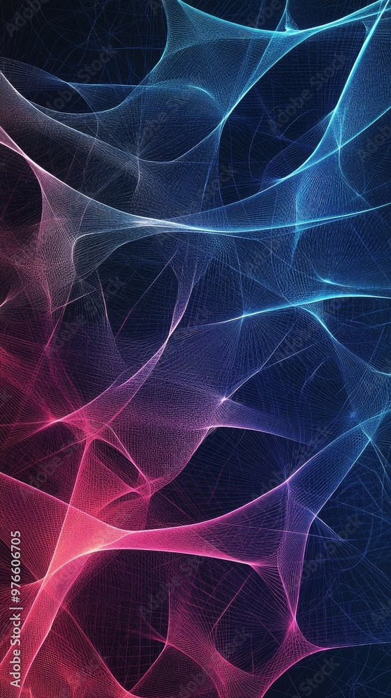 Poster abstract background with colorful light waves, creating a dynamic and modern atmosphere for design o