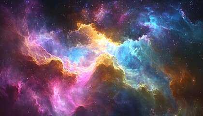 Galaxy Dreamscape: A vibrant, colorful galaxy with swirling stars and nebulae, evoking a sense of cosmic wonder.