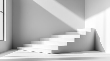 White Steps Minimalist.