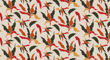 Oriental vintage seamless floral pattern. Flower textures for backgrounds, wallpapers, textiles and fashion.