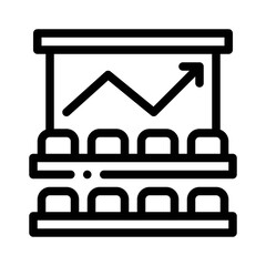 training workshop line icon