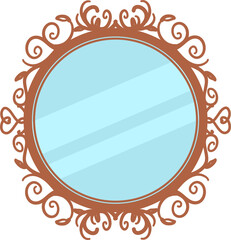 Vintage mirror Illustration 