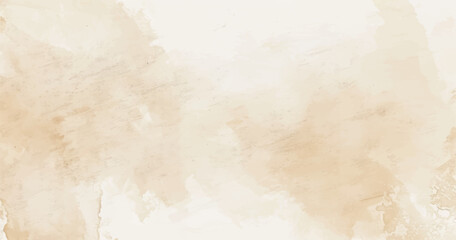 Abstract horizontal watercolor background. Hand drawn vector texture. Brush stroked painting pastel color watercolour