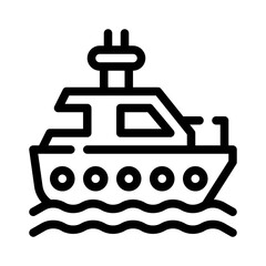 vacation line icon