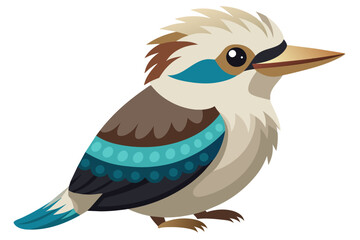 kookaburra Bird  vector art and illustration