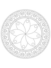 Flower coloring pages for kids