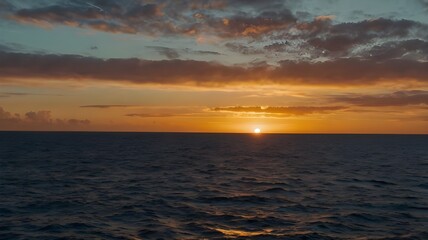Obraz premium sunset over the sea