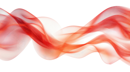 red smoke on white background