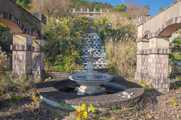 閉園となった植物園の廃墟