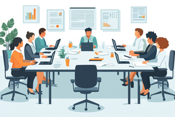 Colleagues who are talking in the office