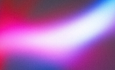 Grainy gradient background pink purple blue abstract glowing color wave black backdrop, noise texture banner poster header design, banner