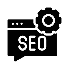 SEO glyph icon