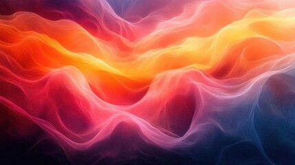 Obraz premium Abstract Waves of Color with Gradient Background Perfect for Modern Art Displays and Design Projects