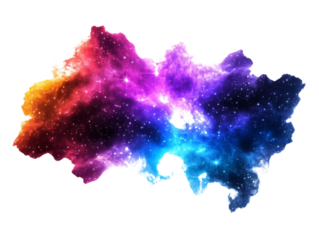 A vibrant galaxy swirl featuring cosmic colors of purple, blue, and orange, evoking a sense of wonder and infinite possibilities.