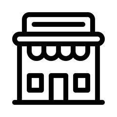 retail store line icon