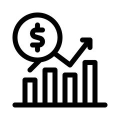 revenue line icon