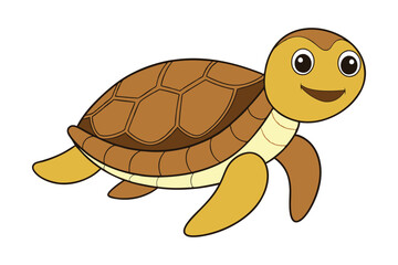 vector sea turtle illustration