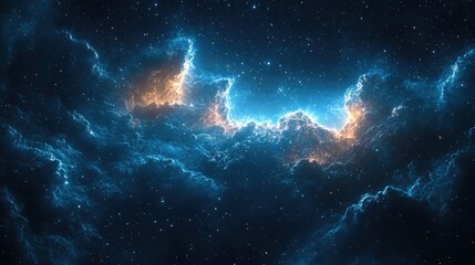 Stunning Night Sky Full of Bright Stars with Deep Space Background Perfect for Posters and Wallpapers