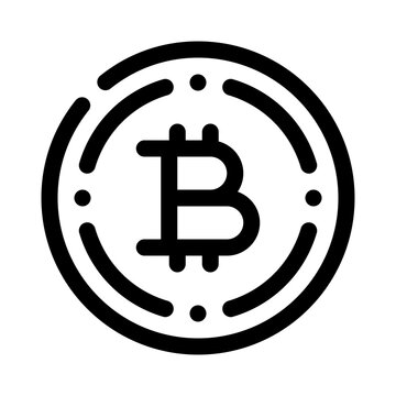 cryptocurrency line icon