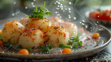 Sudtiroler Speckknodel with Parmesan and Krautsalat - Traditional Alpine Dish
